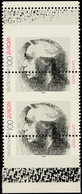 100 Pfg Berühmte Frauen, Markant Verzähnt, Senkrechtes Paar, Tadellos Postfrisch, Katalog: 1855Abart ** - Andere & Zonder Classificatie