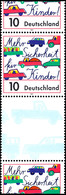 10 Pfg. Straßenverkehr, Verschnittenes Senkrechtes Paar Mit Zwischensteg, Postfrisch, Mi. -.-, Katalog: 1954ZS ** - Andere & Zonder Classificatie