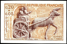1963, 0,20 Fr. Tag Der Briefmarke, Abart "ungezähnt", Tadellos Postfrisch, Katalog: 1428U ** - Andere & Zonder Classificatie