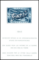 1945, Blockausgabe Spende Für Die Kriegsgeschädigten, Tadellos Postfrisch, Mi. 220.-, Katalog: Bl.11 ** - Sonstige & Ohne Zuordnung