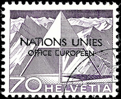 5 - 70 Rp Mit Aufdruckfehler "CUROPEEN" Statt "EUROPEEN" Kpl. Gestempelt, Tadellos, Mi. 1500,-, Katalog: 1/11 I O - Sonstige & Ohne Zuordnung