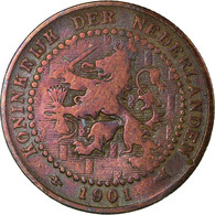 Monnaie, Pays-Bas, Wilhelmina I, Cent, 1901, B+, Bronze, KM:130 - 1 Centavos