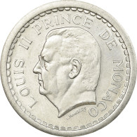 Monnaie, Monaco, Louis II, 2 Francs, 1943, Poissy, SUP, Aluminium - 1922-1949 Louis II