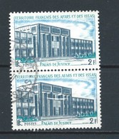 AFARS ET ISSAS (FRANCIA COLONIAS) 1969 (O) USADOS MI-21 YT-344 PALACIO DE JUSTICIA BL.2 (CACHET ROND) - Used Stamps
