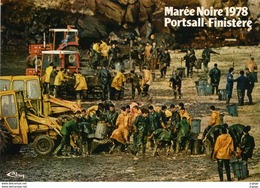 PORTSALL   MARÉE NOIRE 16 Mars  1978.   TBE - Ploudalmézeau