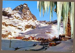 °°° Cartolina - Breuil Cervinia Panorama Invernale Con Il Maestoso Cervino Viaggiata °°° - Aosta