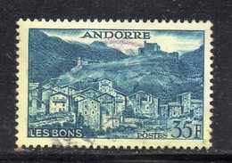 Y1134 - ANDORRA 1955,  Unificato N. 150A Usato  (2380A) . - Oblitérés