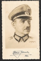 1939 - Deutsches Reich - Original Signierte Postkarte Kolonnenführer- Original Signed Autograph WW II - Autres & Non Classés