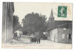 Cpa: 51 SAINT REMY DE BOUZEMONT (ar. Vitry Le François) Eglise Et Bureau De Poste (animée, état) 1908 Ed. Godard - Saint Remy En Bouzemont