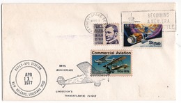 (R21) KENNEDY NSPACE CENTER - SKY LAB - HOPEX-APS STATION - NEW ORLEAN - LINDBERGH'S Flight - 1977. - Event Covers