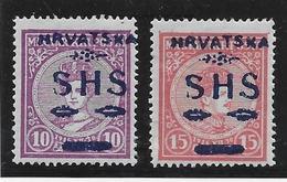Yougoslavie N°6/7 - Neuf * Avec Charnière - TB - Unused Stamps