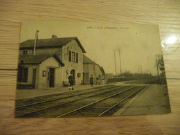 CPA 53 Mayenne Neau  La Gare - Otros & Sin Clasificación