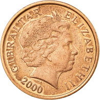 Monnaie, Gibraltar, Elizabeth II, Penny, 2000, SUP, Copper Plated Steel, KM:773 - Gibraltar