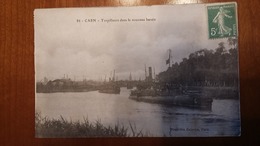 CPA Caen Torpilleur Dans Le Nouveau Bassin - Bateaux