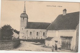 GRAY-LA-VILLE   70  HAUTE SAONE   BELLE CPA  - L'EGLISE - Autres & Non Classés