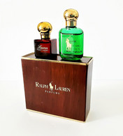 Miniatures De Parfum  COFFRET  RALPH  LAUREN  POLO Et  LAUREN  EDT 3.5 Et 7 Ml  EDT + Boite Coffret - Miniatures Femmes (avec Boite)