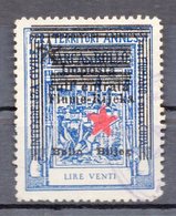 1945 ITALY,CROATIA,FIUME, RIJEKA, PROVISIONAL, ITALIAN 10 LIRE REVENUE STAMP OVERPRINTED - Fiume & Kupa