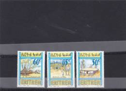 Stamps ERITREA 1998 SC 308-310 DWELLINGS HOUSES IPAZ ITALY MNH SET ER#12 LOOK - Erythrée