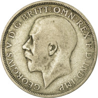 Monnaie, Grande-Bretagne, George V, Florin, Two Shillings, 1920, TB, Argent - J. 1 Florin / 2 Schillings