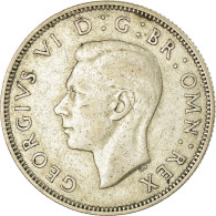 Monnaie, Grande-Bretagne, George VI, Florin, Two Shillings, 1939, TB+, Argent - J. 1 Florin / 2 Shillings