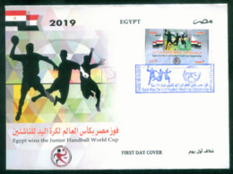 EGYPT / NORTH MACEDONIA / 2019 / SPORT / HANDBALL / U-19 HANDBALL WORLD CUP CHAMPIONSHIP / FDC - Briefe U. Dokumente