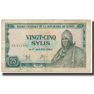 Billet, Guinea, 25 Sylis, 1980, 1960-03-01, KM:24a, TTB - Guinee