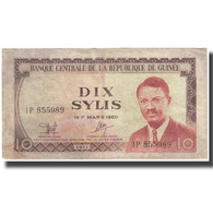 Billet, Guinea, 10 Sylis, 1971, 1960-03-01, KM:16, SUP - Guinea