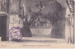 78 - LIMAY - ERMITAGE SAINT-SAUVEYR  - INTERIEUR DE LA CHAPELLE - CACHET  TAMPON DU SITE - Limay