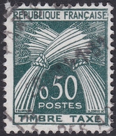 FRANCE, 1960, 50c, Timbres Taxes Type Gerbes (Yvert 93). - 1960-.... Usados