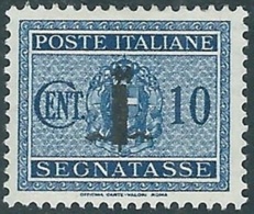 1944 RSI SEGNATASSE 10 CENT MH * - RB8-6 - Portomarken