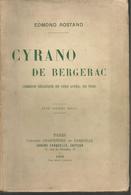 EDMOND ROSTAND - CYRANO DE BERGERAC - FASQUELLE  - 1898 - Cent Sixième Mille - 1801-1900