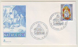 VATICAN Cover 25,Christmas 1977 - Covers & Documents