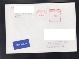 CZECH REPUBLIC, COVER / AIR MAIL, REPUBLIC OF MACEDONIA ** - Briefe U. Dokumente