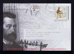 Sp6363 PORTUGAL "Francisco M. Sarmento" Archaeology Aviation Postal Stationery (TIMOR LOROSAE Pmk) Maps Geography Arts - Archäologie