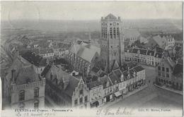 Furnes.   à Vol D'oiseau.   -   Panorama 2.   -   1908   Naar   Anvers - Veurne