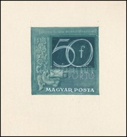 ~1950 Légrády Sándor Portó Bélyegterv 50f Aláírás Nélkül, 6 Cm X 6 Cm - Otros & Sin Clasificación