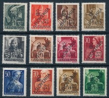 ** Muraszombat 1945 Teljes Sorozat (35.000) / Complete Set Signed: Bodor - Autres & Non Classés