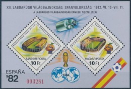 ** 1982 Labdarúgó Világbajnokság (IV.) - Spanyolország Blokk - Ajándék (ujjlenyomat / Fingerprint) (30.000) - Sonstige & Ohne Zuordnung