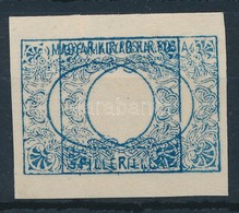 (*) 1903 Portó, A Keret Kék Próbanyomata Kettős Nyomattal - Sonstige & Ohne Zuordnung