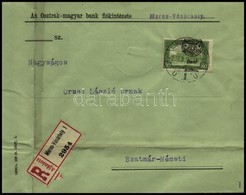 Nagyvárad 1920 Megszállási Levél Marosvásárhelyről Szatmár-Németibe,  Bodor Vizsgálójellel - Sonstige & Ohne Zuordnung