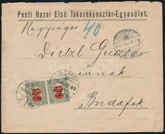 1915 Kisegítő Portó Ritka Többes Portózás Levélen - Otros & Sin Clasificación