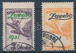 O 1931 Zeppelin Bélyegpár (24.000) - Otros & Sin Clasificación