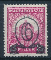 ** 1931 Kisegítő 6/8f IX Vj, 14:14 1/4 Fogazás (MBK 506) (15.000) - Sonstige & Ohne Zuordnung