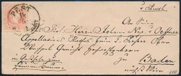 1868 5kr Levélen 'PEST' - Baden - Sonstige & Ohne Zuordnung