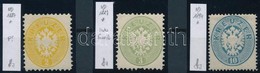 * 1863 + 1864 3 Különféle  újnyomat Strakosch Azonosítással - Sonstige & Ohne Zuordnung