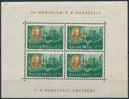 * 1947 Roosevelt 12f Kisív - Autres & Non Classés