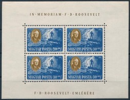 * 1947 Roosevelt 30f Kisív - Autres & Non Classés