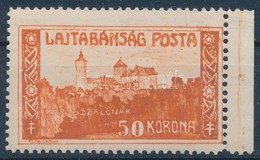 ** 1921 Nyugat-Magyarország VII. 50K Narancssárga, ívszéli Bodor Vizsgálójellel - Altri & Non Classificati