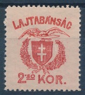 ** 1921 Nyugat-Magyarország VII. 2,50K Piros Bodor Vizsgálójellel - Sonstige & Ohne Zuordnung