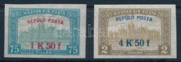 ** 1918 Repülő Posta Vágott Sor (60.000) - Altri & Non Classificati